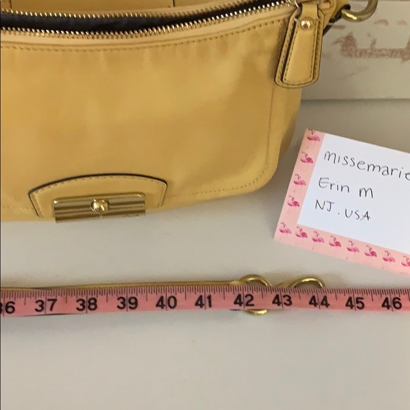 Coach Buttercup Yellow Crossbody - Picture 14 of 16